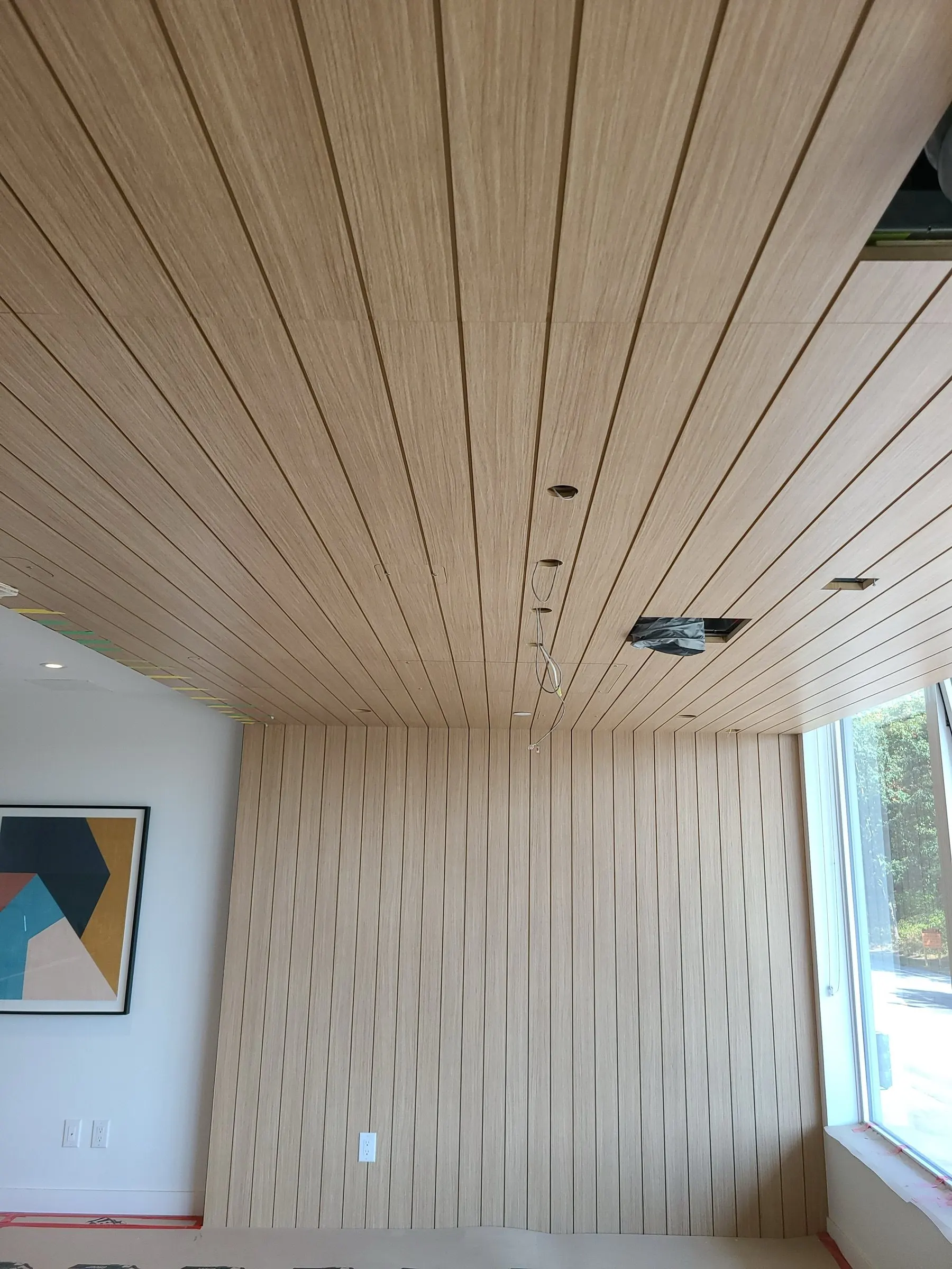 Timber ceiling — Living space